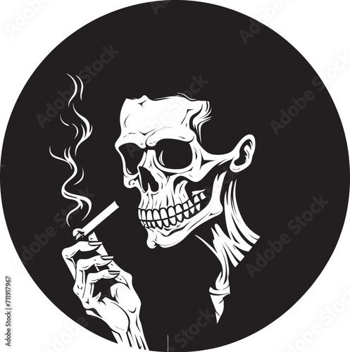 Classic Cohiba Crest Timeless Charm in Smoking Gentleman Vector 