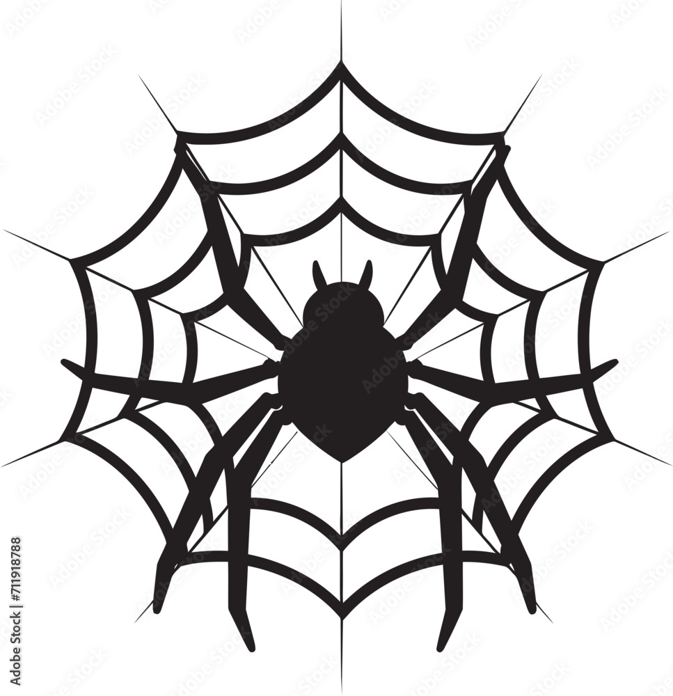 Webbed Wonder Insignia Marvelous Spider and Web Vector for Captivating Branding Webbed Wonder Insignia Marvelous Spider and Web Vector for Captivating Branding