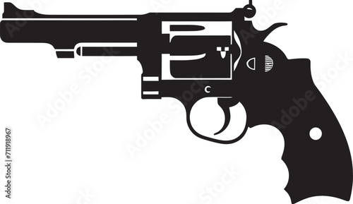Trigger Elegance Insignia Chic Revolver Logo for Striking Impact 