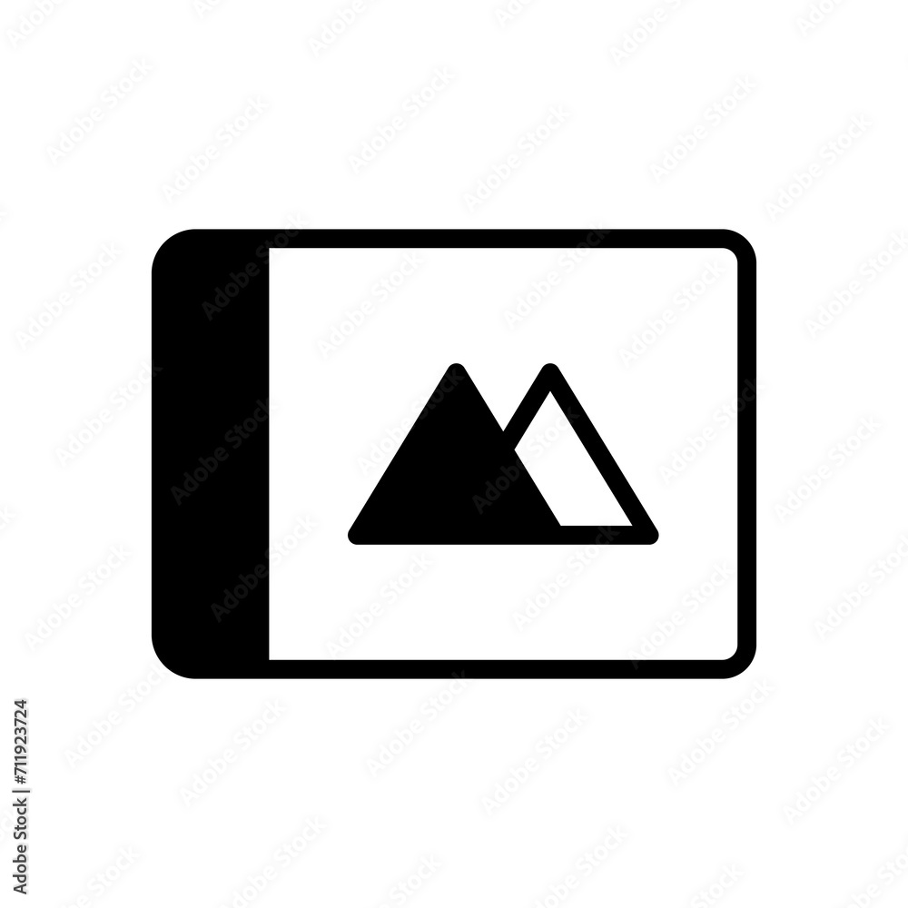 sketchbook icon symbol vector template sketchbook icon symbol vector template