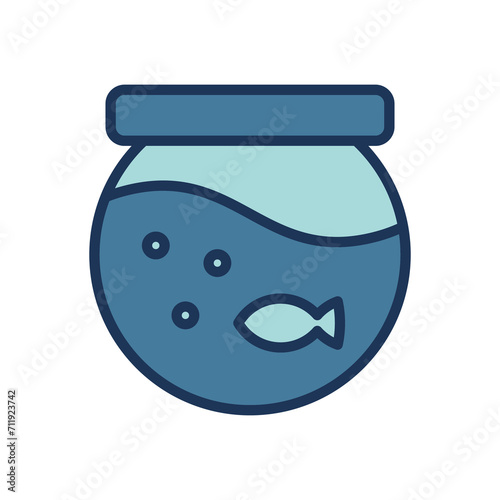 fishbowl icon symbol vector template