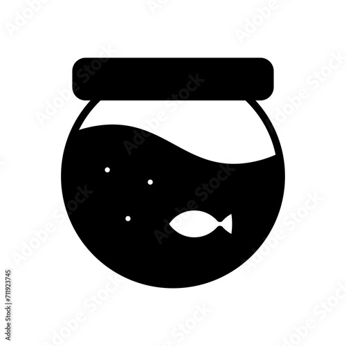fishbowl icon symbol vector template