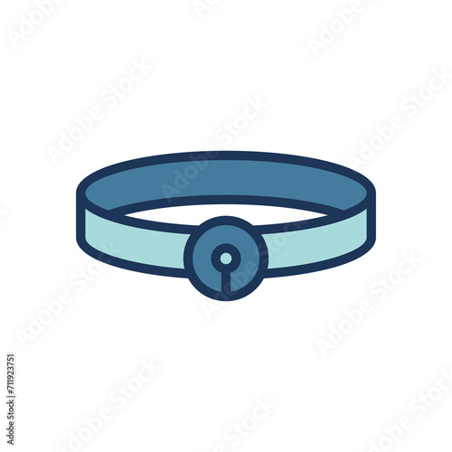 Pet Collar  icon symbol vector template