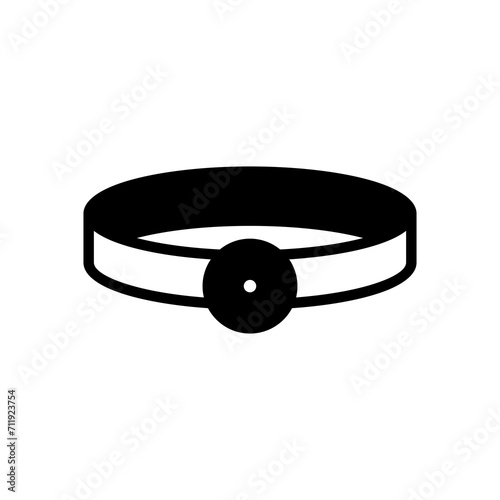 Pet Collar  icon symbol vector template