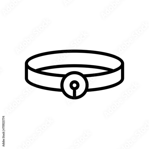 Pet Collar  icon symbol vector template