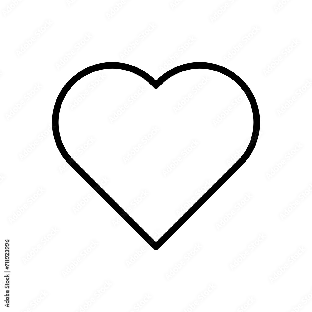 Love, Like icon symbol vector template