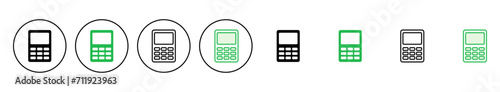 Calculator icon set. Accounting calculator icon. calculator vector