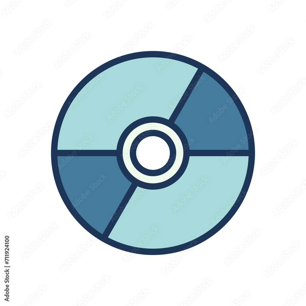 DVD icon symbol vector template DVD icon symbol vector template