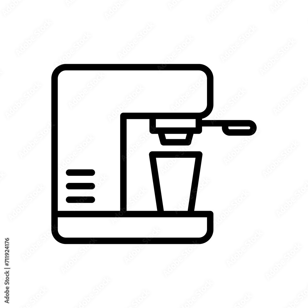 espresso machine icon symbol vector template espresso machine icon symbol vector template