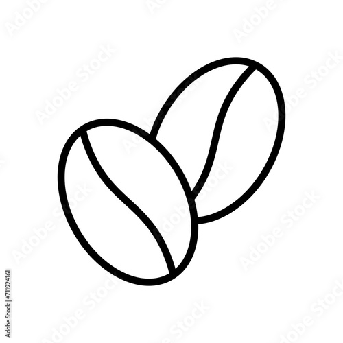 coffee beans icon symbol vector template