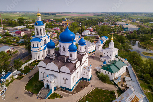 Aerial view of Bogolyubsky monastery at city vladimir. Russia photo