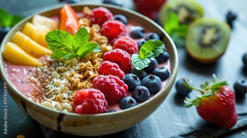 Ramadan Fruit Smoothie Bowl - A Wholesome Start to the Day