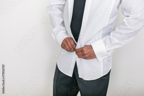 Groom's official stylish wedding outfit