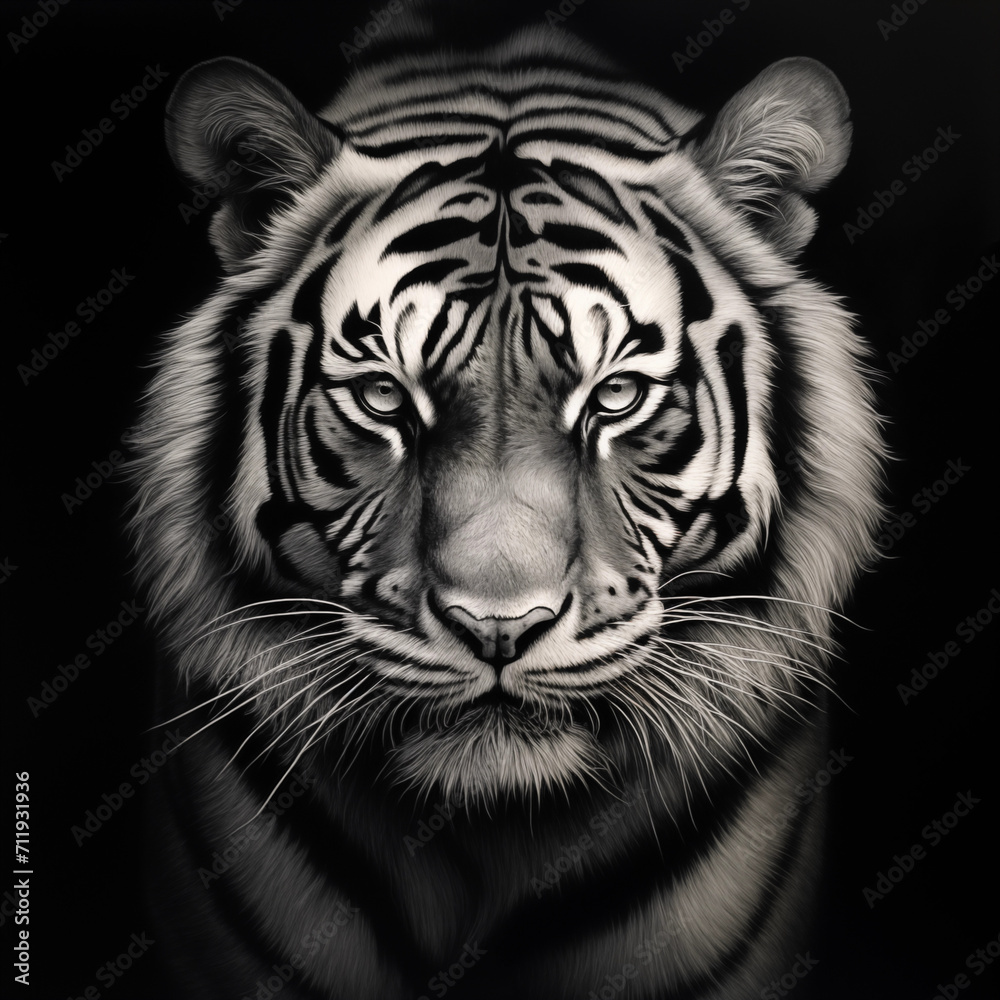 Obraz premium Close up tiger