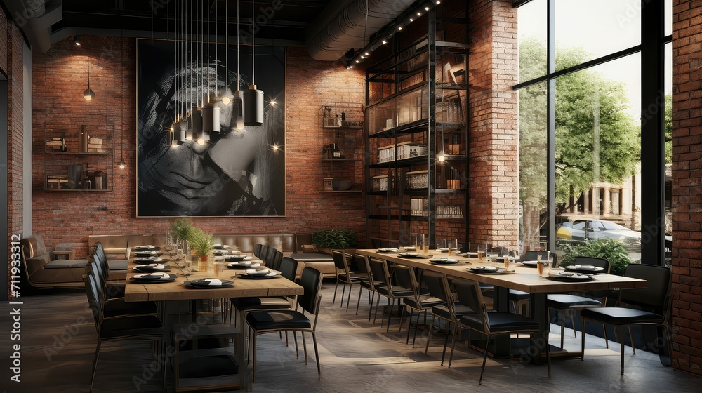 Fototapeta premium food home restaurant background illustration cooking chef, dining cuisine, hospitality ambiance food home restaurant background
