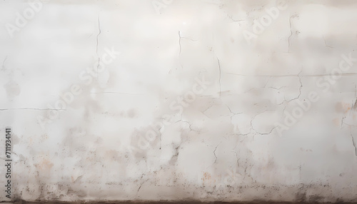 Pusty biały grunge cementu ściany tekstury tło, sztandar, wewnętrznego projekta tło, sztandar