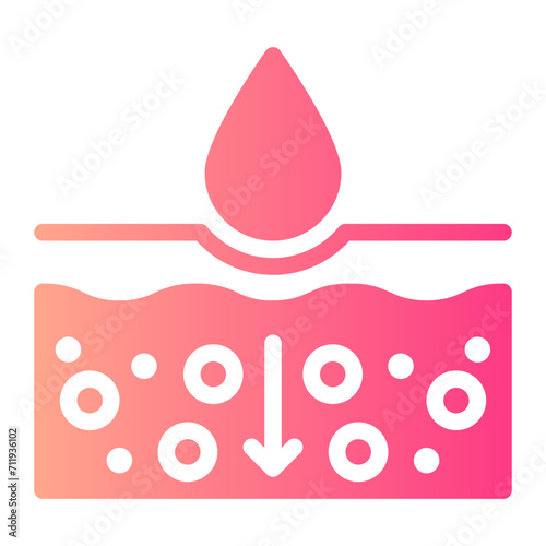 emulsion gradient icon
