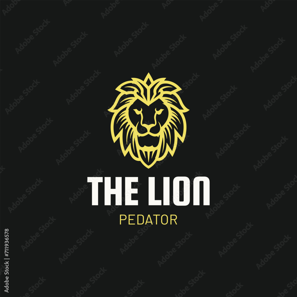 lion head logo,esport logo,gold lion logo lion head logo,esport logo,gold lion logo