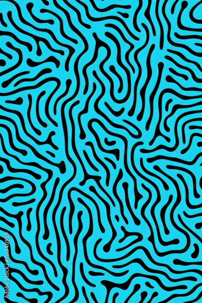 Cyan simple and sophisticated pattern