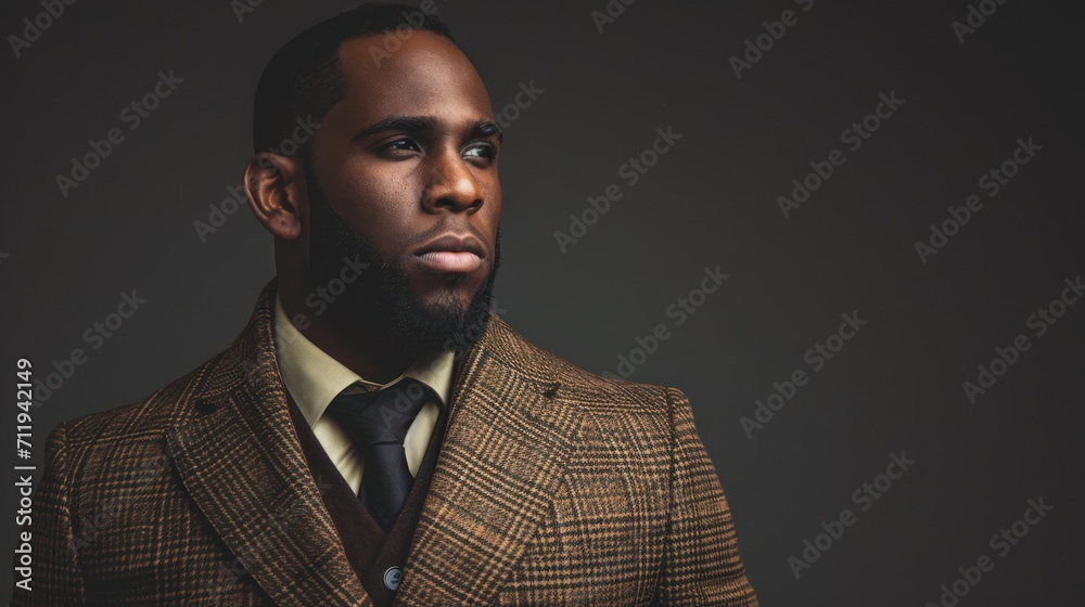 Businessman Wearing a Formal Suit and Tie for Professional Attire Generative AI Businessman Wearing a Formal Suit and Tie for Professional Attire Generative AI