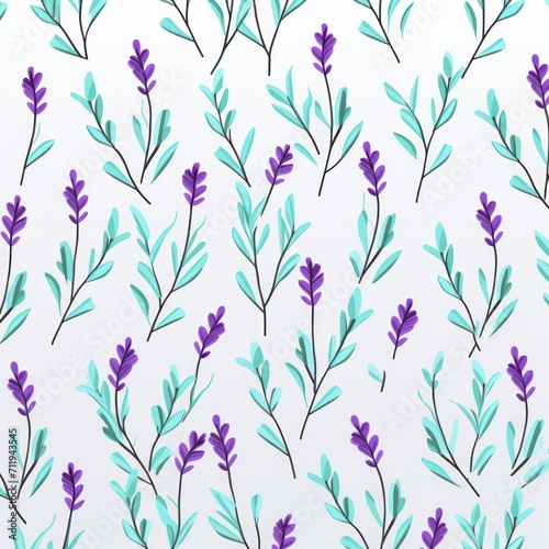 Lavender and turquoise simple cute minimalistic random satisfying item pattern