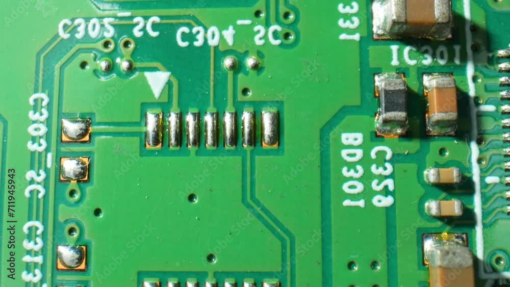In high-definition, witness the heart of electronics: a Printed Circuit ...