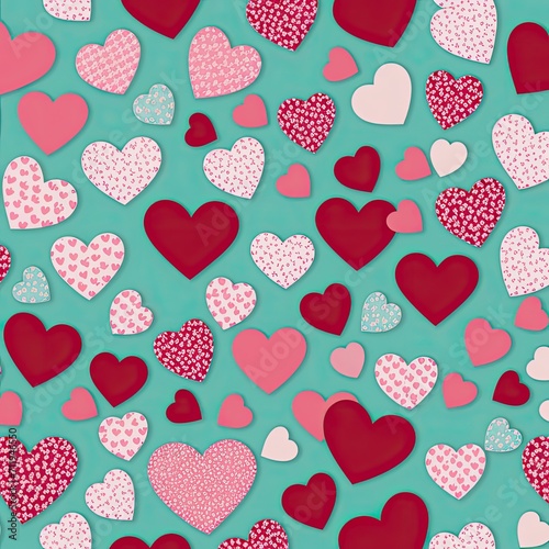 seamless background with hearts or background valentine or wallpaper valentine  Love icon valentine  heart icon valentine or valentine background