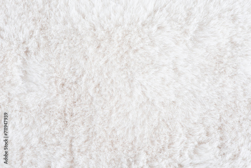 white plush fabric texture background , background pattern of soft warm material	
 photo