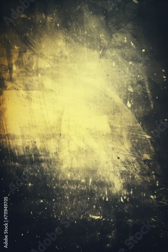 Old Film Overlay with light leaks, grain texture, vintage charcoal and lemon background © Michael
