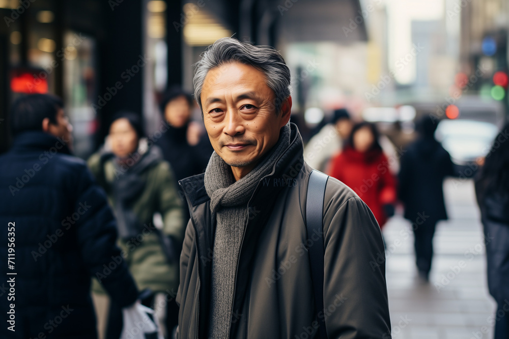 通りにいる男性 通りにいる男性