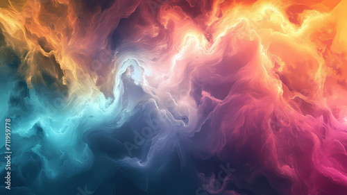 abstract futuristic digital art soft flowing effect background