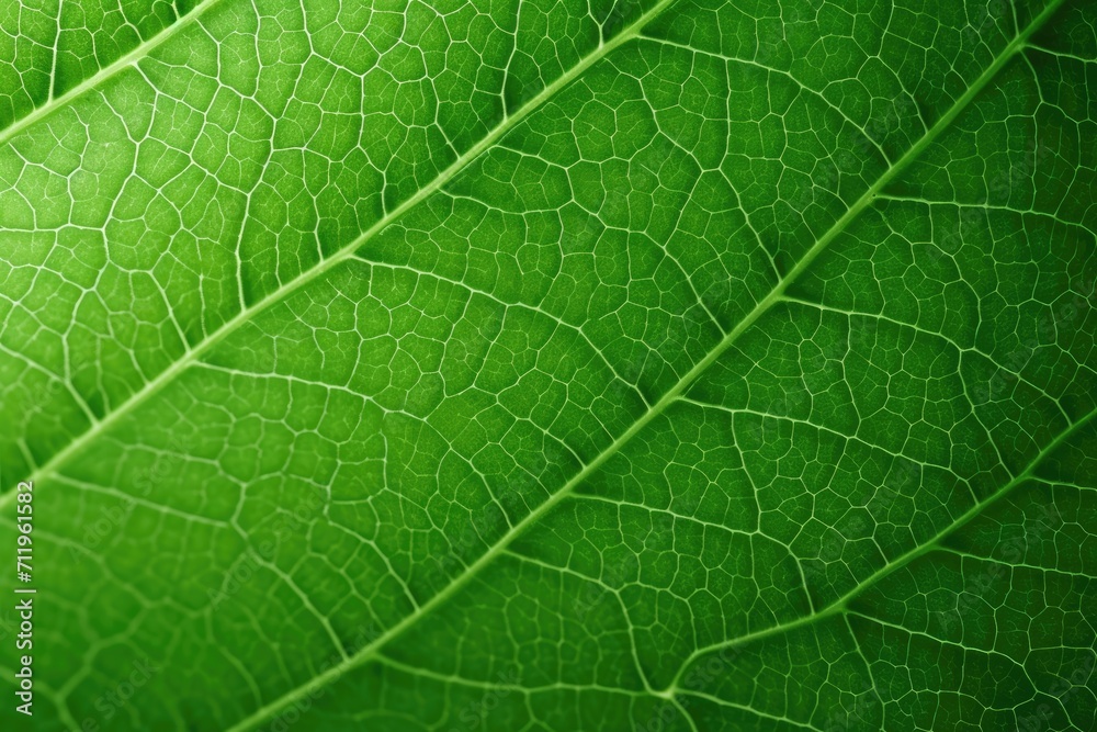 Macro of green leaves Generated by AI Macro of green leaves Generated by AI