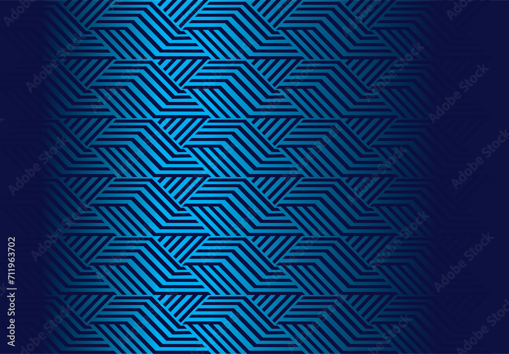 Abstract pattern persentarion blue