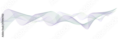 Abstract frequency sound wave lines and technology curve lines background. Abstract colourful glowing wave curved lines background Design used for banner, template, science.