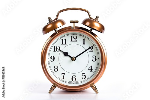 Alarm clock with white background