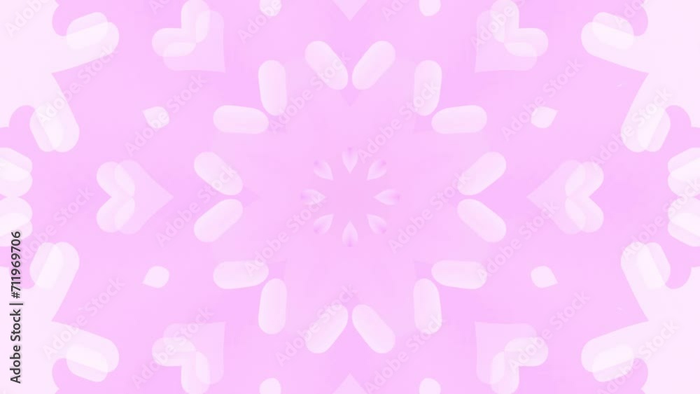 Beautiful meditative pink abstract stylization. Beautiful Pink animation. Seamless gradient background for loop playback. Beautiful meditative pink abstract stylization. Beautiful Pink animation. Seamless gradient background for loop playback.