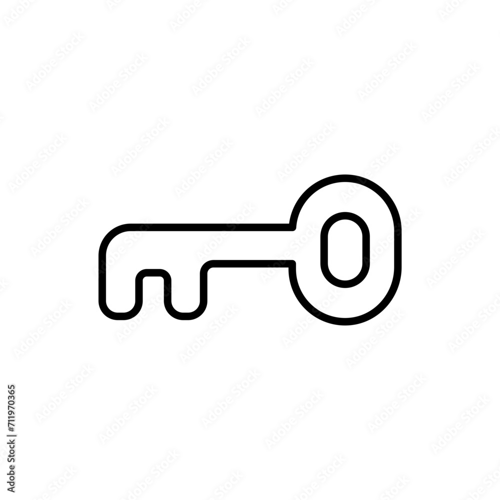 Key outline icons, minimalist vector illustration ,simple transparent graphic element .Isolated on white background Key outline icons, minimalist vector illustration ,simple transparent graphic element .Isolated on white background
