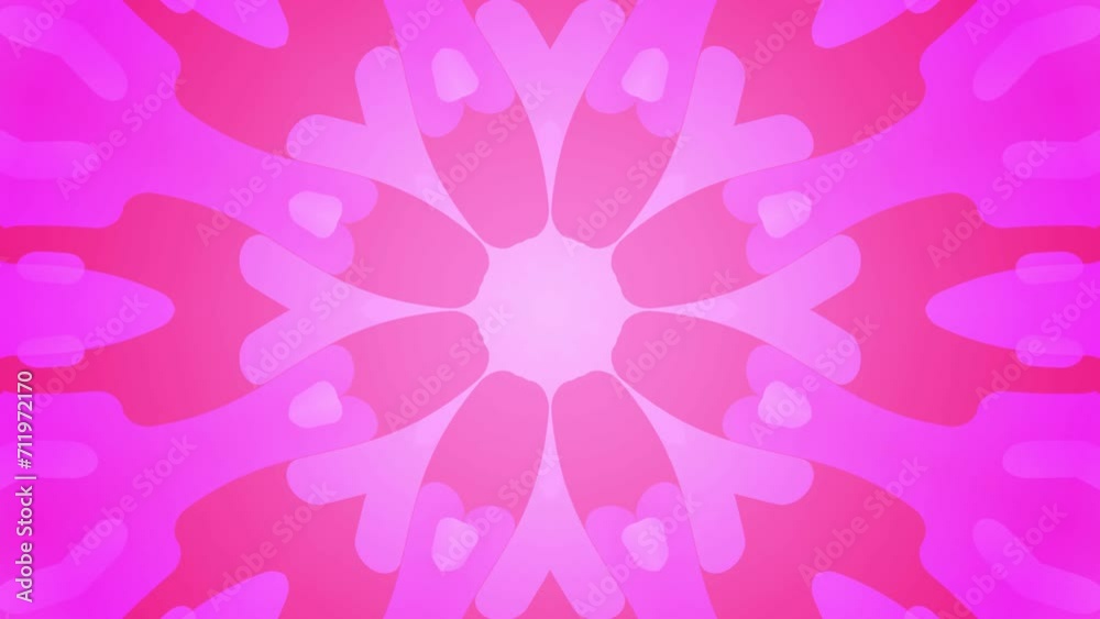 Beautiful meditative pink abstract stylization. Beautiful Pink animation. Seamless gradient background for loop playback. Beautiful meditative pink abstract stylization. Beautiful Pink animation. Seamless gradient background for loop playback.