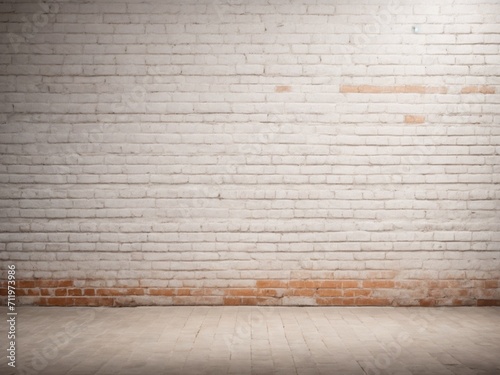 Indoor interior wall room wallpaper, grunge brick wall texture background