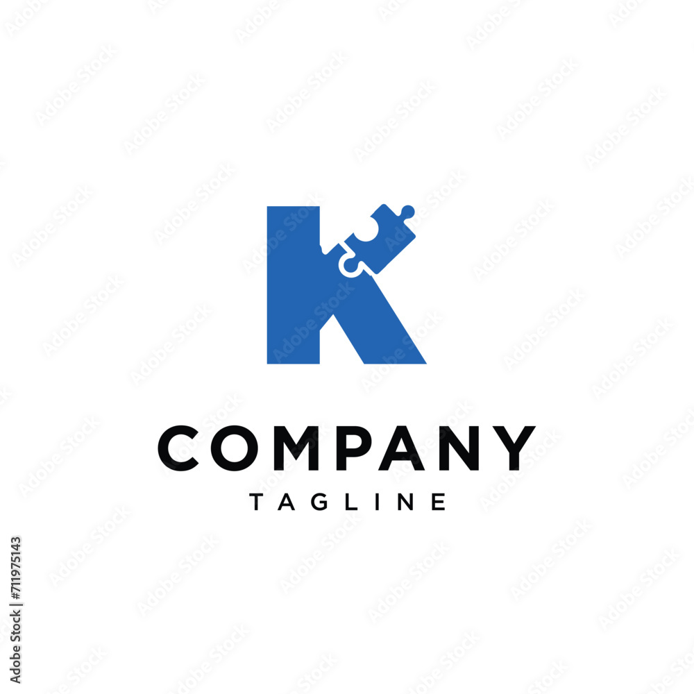 Letter K puzzle logo icon vector template.eps Letter K puzzle logo icon vector template.eps
