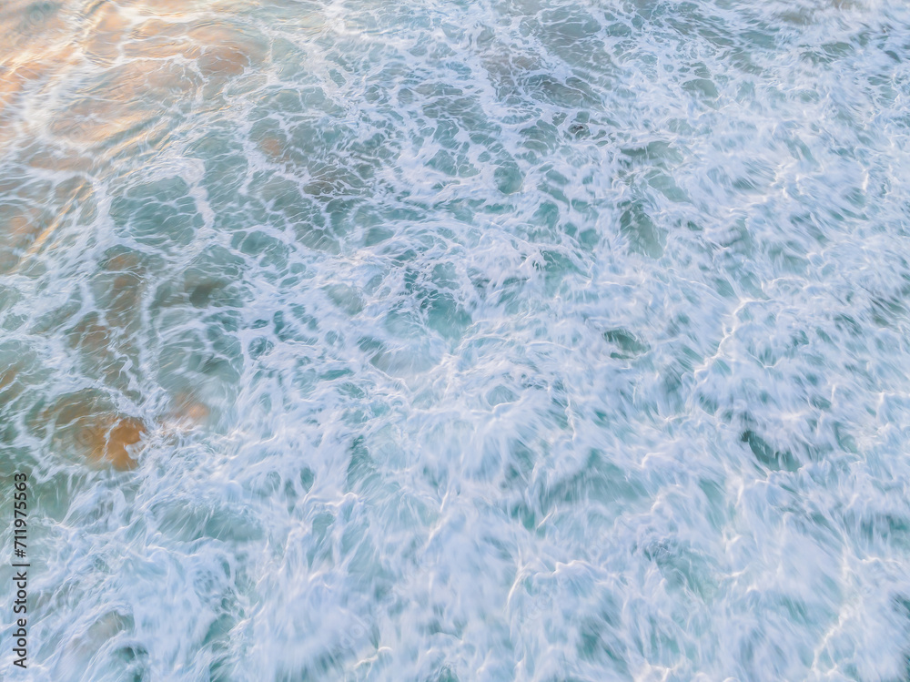 Obraz premium Summer, Sunrise, Sea, Surf and Shore