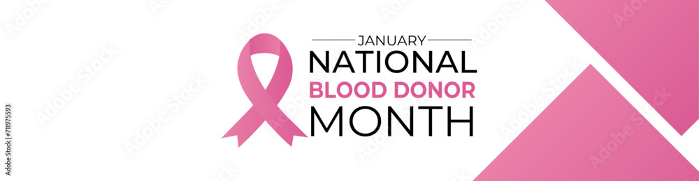 vector graphic of national blood donor month  Holiday concept. Template for background, banner, cover, website, flyer, brochure, Greeting Card, background card, poster with text inscription.