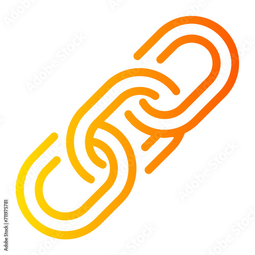 link Line Gradient Icon