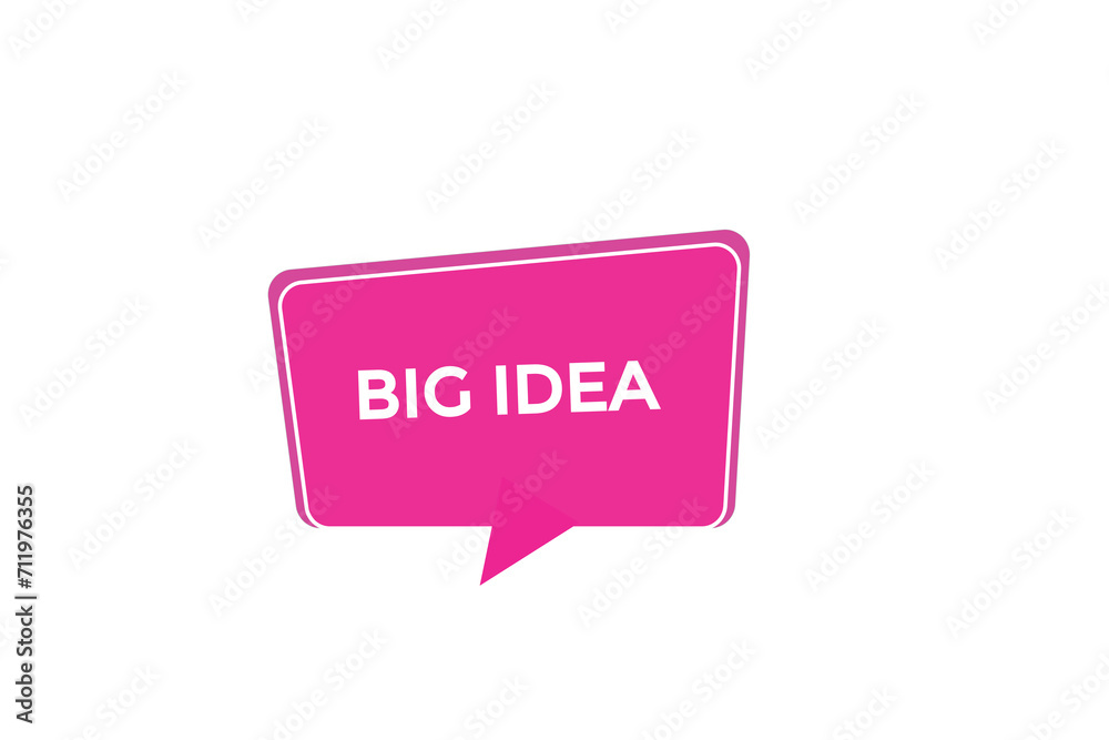 new website, click button learn big idea, level, sign, speech, bubble  banner
