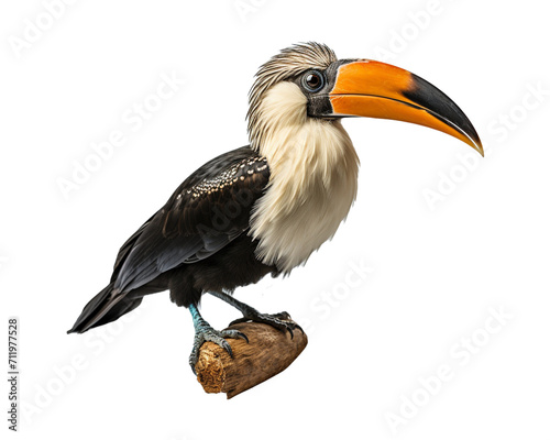 Hornbill isolated on transparent background © Mubeen