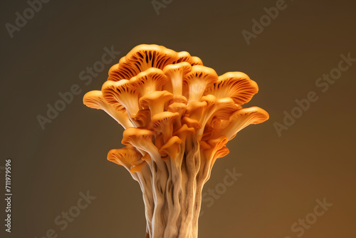 3d rendering Morel Mushroom