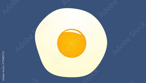 fried egg on a plate