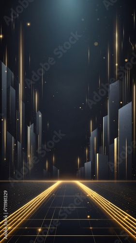 Golden background template