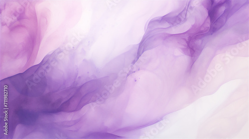Lavender Mist  Ethereal Purple Marble Clouds 