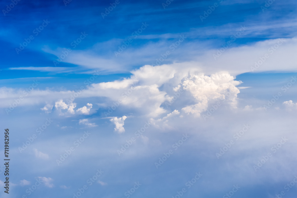 The cloudscape of aerial photo in airplane. The cloudscape of aerial photo in airplane.